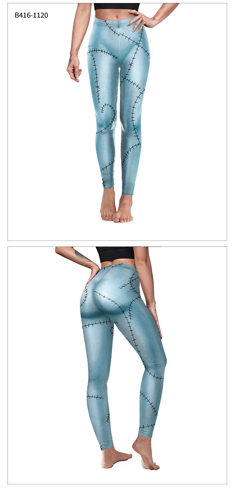 Women's Digital Print Hip Shaping Leggings