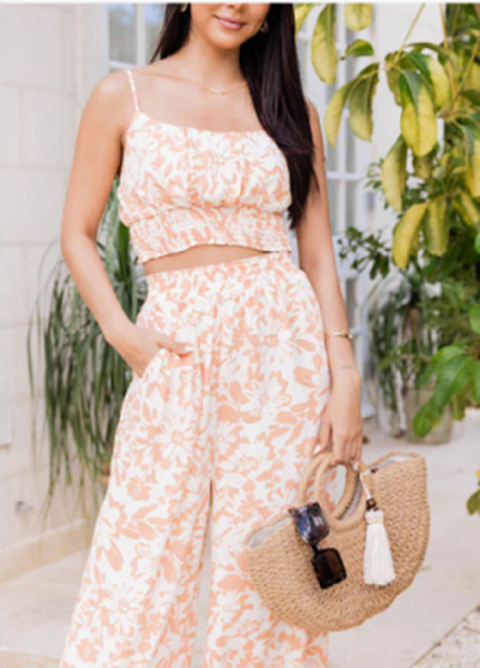 Women's Fashionable Wide-leg Trousers Suit