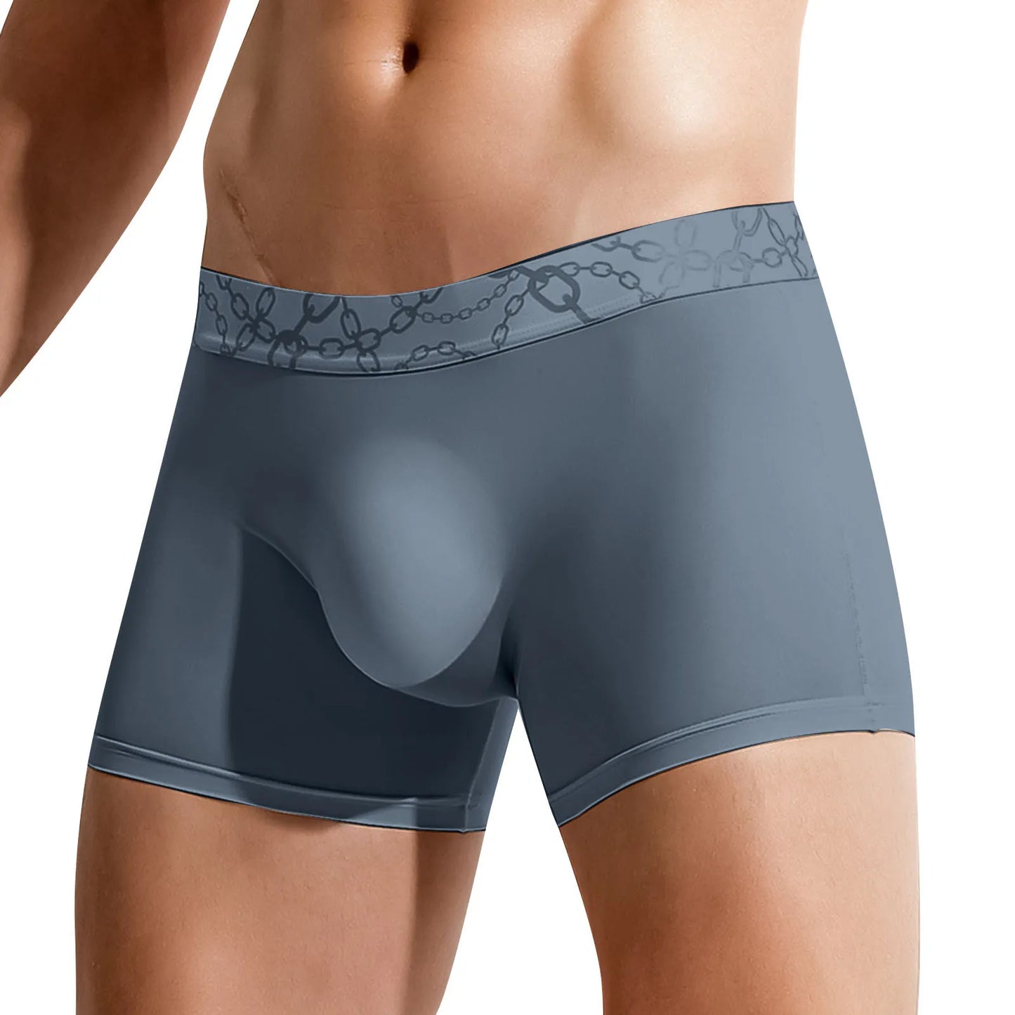 Soft Fabric Sexy Underwear Men's Low Waisted Fashionable Sexy Comfortable Breathable Flat Angle Underwear