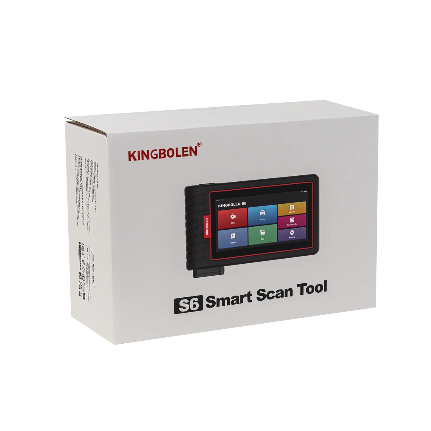 KINGBOLEN S6 OBD Automotive Scanner Bluetooth All System Car Diagnostic Tools 28 Resets IMMO/BMS/TPMS/ABS Bleeding Lifetime Free