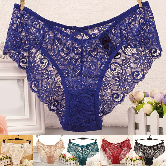 Women Sexy Panties Lace Cutout Hollow Waist Sexy Panties Butt Lift Panties Padded Lingerie For Ladies Ropa De Mujer Lenceria