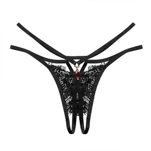 Summer Lingerie Sexy Women Panties Underwear Plus Size Thong Ladies Belt Ultra Thin Hollow Panties