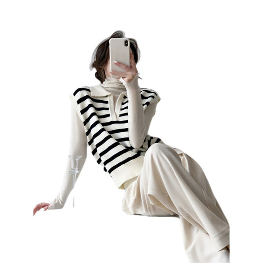 Bandage Dress V-neck Knitted