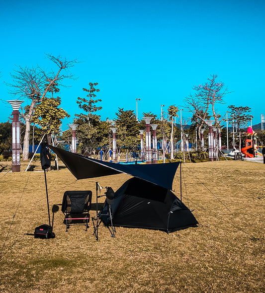 Tienda de campaña individual para exteriores de nailon recubierto de silicona 15D