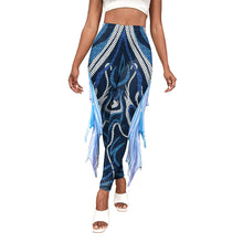 Charger l&#39;image dans la galerie, Colorful Little Mermaid Fin Mermaid Digital Print Hip Lift Feet Pants