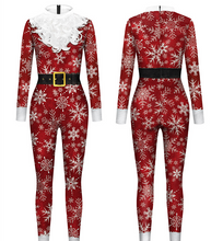 Charger l&#39;image dans la galerie, Men&#39;s And Women&#39;s Christmas Snowflake Digital Printing One-piece