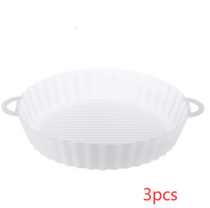 Air Fryer Tray Silicone Kitchen Supplies AirFryer Silicone Pot Grill Pan Accessories Disposable Paper Liner