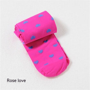 Children's Fashion Love Dot Pantyhose