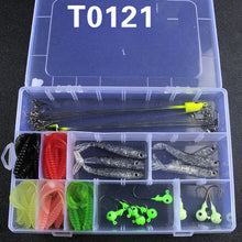 Laden Sie das Bild in den Galerie-Viewer, Luya Soft Bait Lead Hook Texas Fishing Gear Set