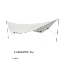 画像をギャラリービューアに読み込む, MU Gaodi Outdoor Rainproof Awning Tent Light Luxury Camping Equipment UV-proof Oxford Cloth Canopy