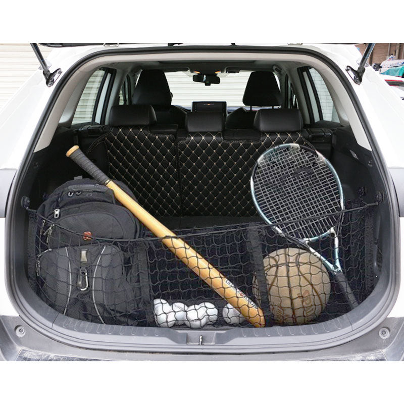 Three-column Luggage Net Three Basket Net Bag Trunk Storage Storage Net Bag