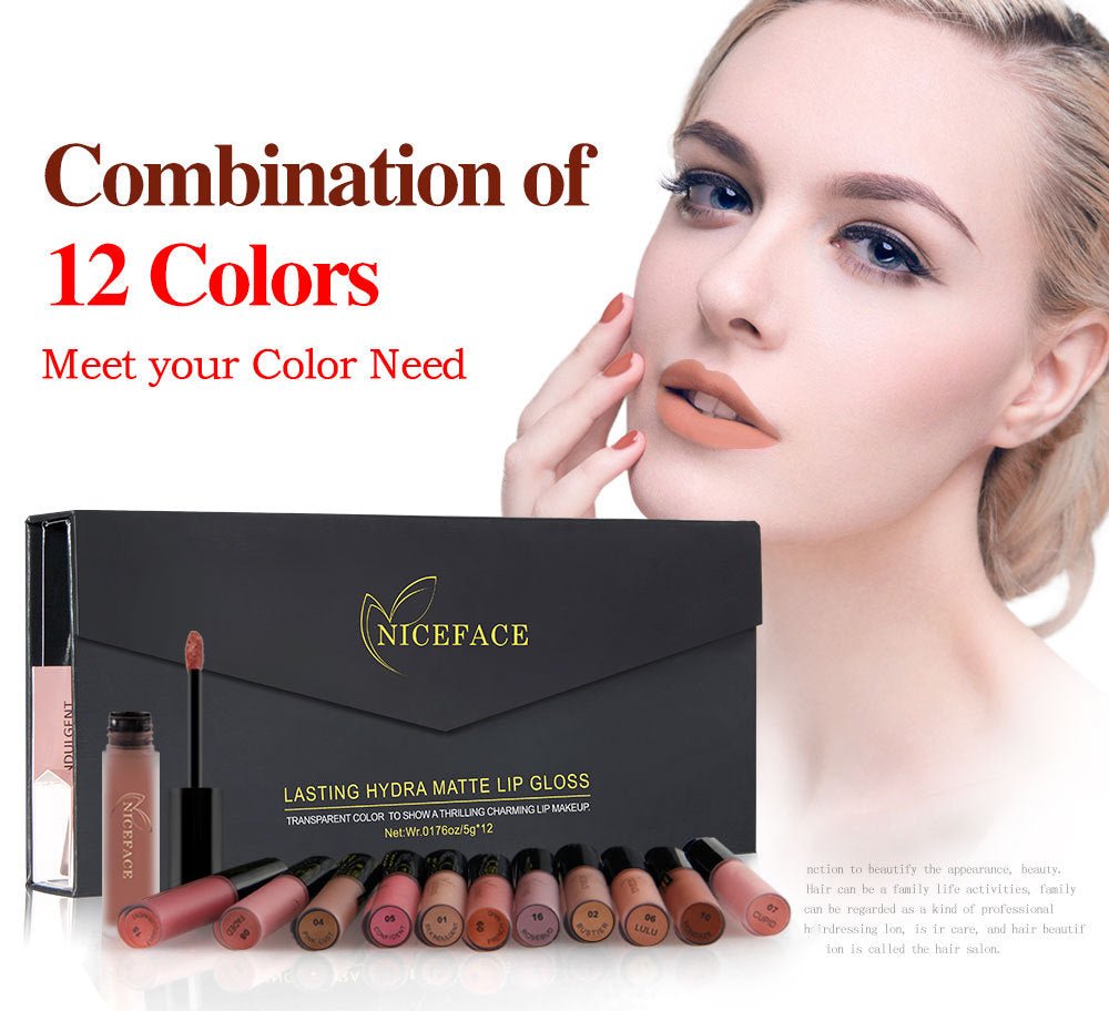 12 - Color lip gloss set - Bloomfield's