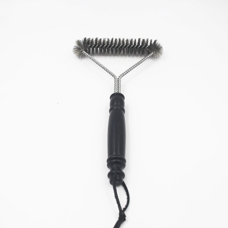 12 inch stainless steel curl cleaning brush BBQ grill brush BBQ professional cleaning wire brush - Bloomfield's