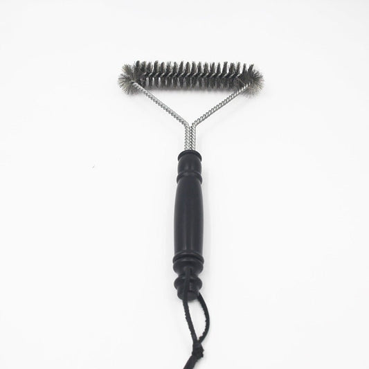 12 inch stainless steel curl cleaning brush BBQ grill brush BBQ professional cleaning wire brush - Bloomfield's