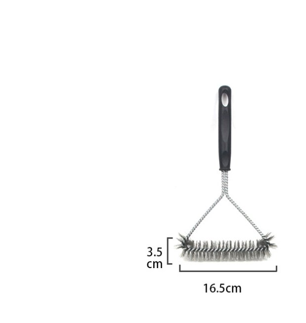 12 inch stainless steel curl cleaning brush BBQ grill brush BBQ professional cleaning wire brush - Bloomfield's