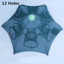 画像をギャラリービューアに読み込む, Strengthened 4-20 Holes Automatic Fishing Net Shrimp Cage Nylon Foldable Fish Trap Cast Net Cast Fold Crab Trap Fishing Network