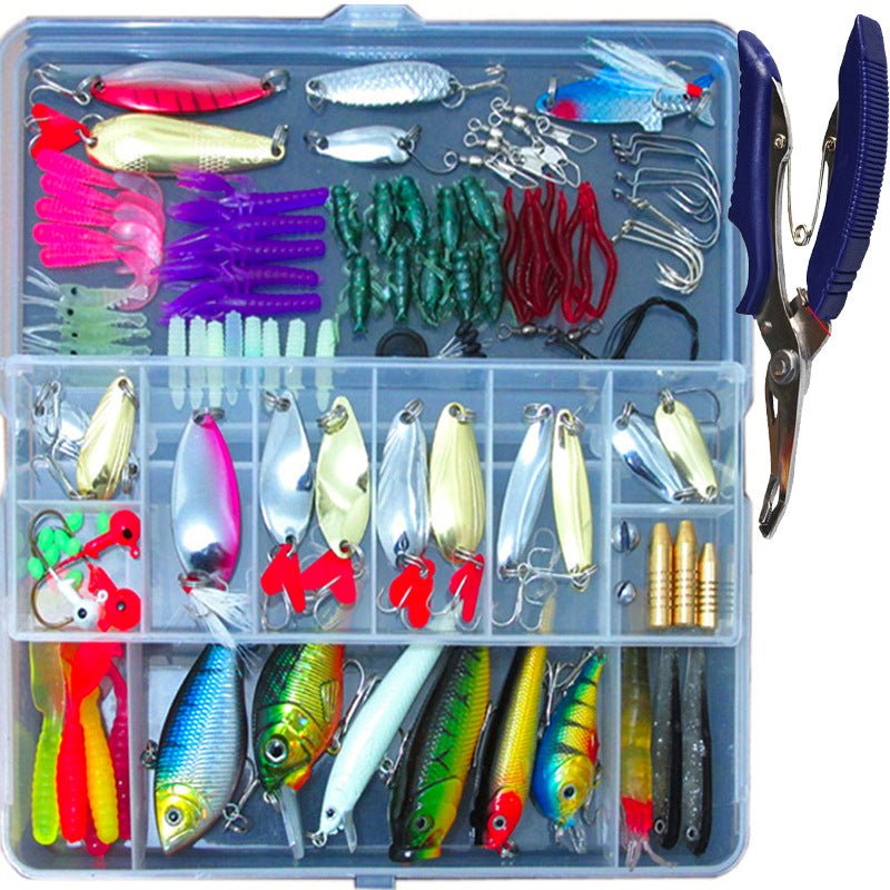 132 Pcs Fishing Lures Set Mixed Minnow Hooks Fish Lure Kit In Box Artificial Bait Fishing - Bloomfield's