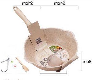 Pan small frying pan deep type home wok nougat pot non-stick pan