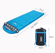 Cargar imagen en el visor de la galería, Camping Double Couple Sleeping Bag Adult Camping Lunch Break Sleeping Bag