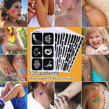 画像をギャラリービューアに読み込む, New Innovative Diamond Glitter Tattoo Set Semi-Permanent Small Tattoo Template Wholesale