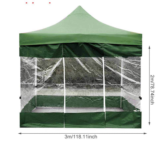 Carpa portátil para exteriores, superficie de repuesto, toldo a prueba de lluvia, carpa impermeable para fiestas, toldo para cenador, cubierta superior, refugio de sombra para jardín, barra de viento