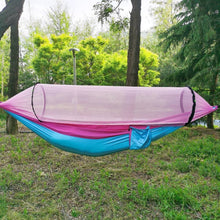 画像をギャラリービューアに読み込む, Automatic Mosquito Net Anti-Rollover Hammock Parachute Cloth Hammock Nylon Hammock Outdoor Hammock Strap Swing Hanging Chair