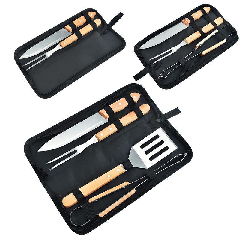 Budaihe Wooden Handle Grill Set