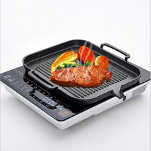 Laden Sie das Bild in den Galerie-Viewer, Square BBQ Plate Teppanyaki Smokeless Non-stick Barbecue Pan