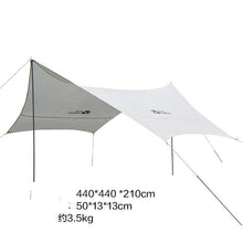 画像をギャラリービューアに読み込む, MU Gaodi Canopy Tent Portable Outdoor Portable Junting Ultra-light Awning Camping Camping Rainproof Sun Protection Equipment