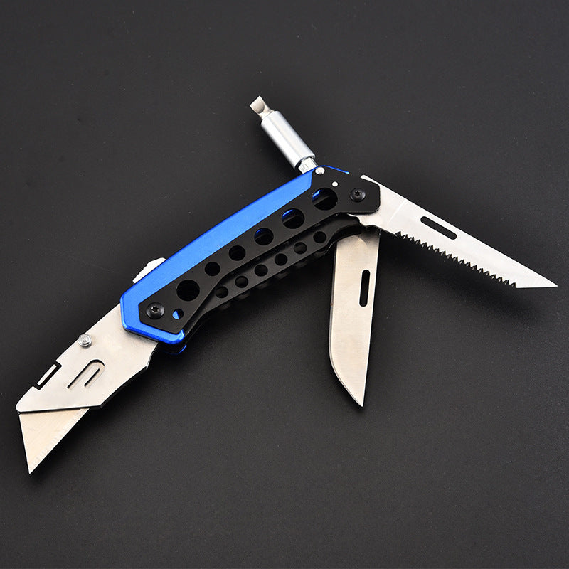 Stainless Steel Multifunctional Folding Utility Knife Wallpaper Paper Cutter