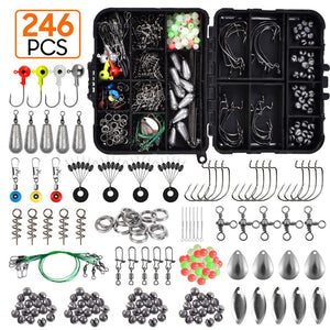 Sea Fishing 246 Pieces Set Box Set Storage Box Full Set Of Fishing Accessories Bait