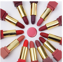 画像をギャラリービューアに読み込む, New set of 12-color square tube lipstick matte lipstick