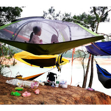 画像をギャラリービューアに読み込む, Off-ground tent hanging outdoor camping and hunting