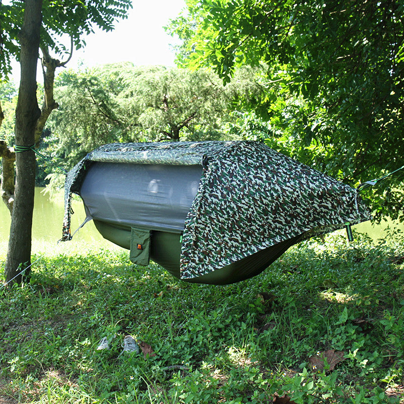 Mosquito-proof hammock camping tree net