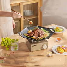 Load image into Gallery viewer, Korean Multifunctional Grill Pan Outdoor Camping Teppanyaki Cassette Cooker Cookware