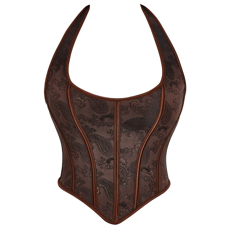 Women's Dark Brown Tube Top