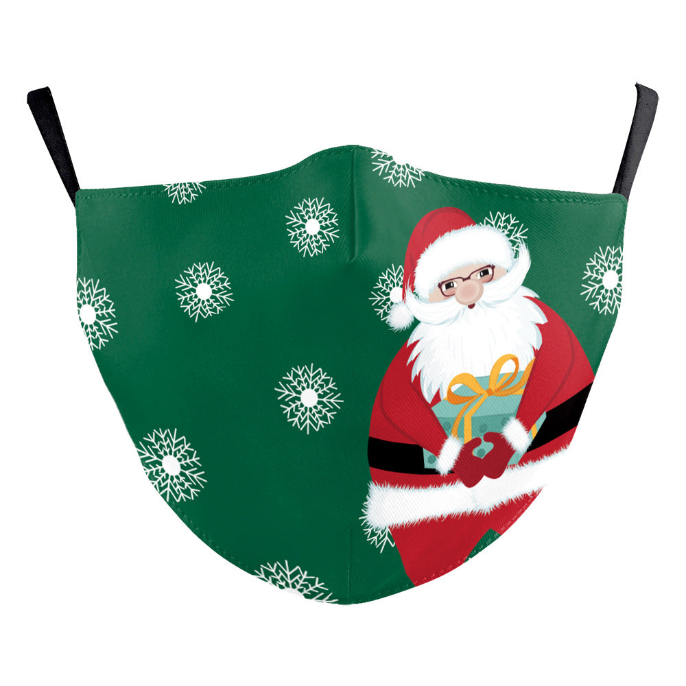 Christmas Digital Printing Protective Mask