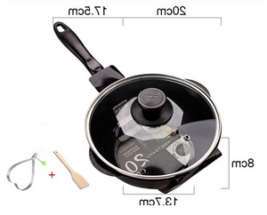 Pan small frying pan deep type home wok nougat pot non-stick pan