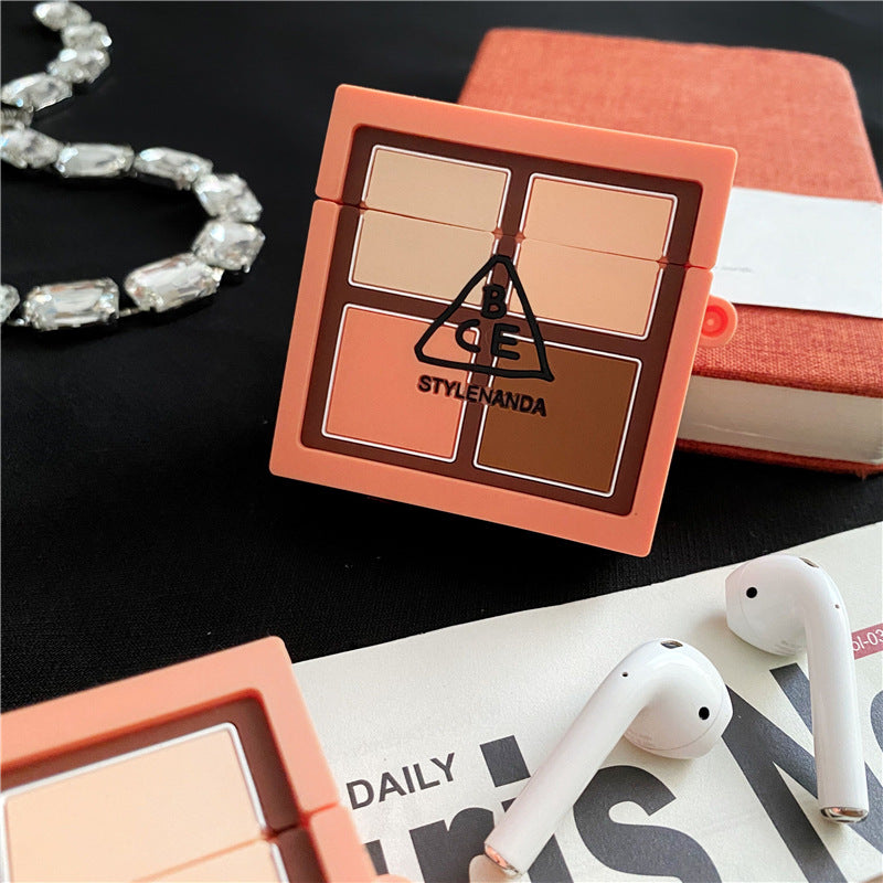 Compatible with Apple, Spoof eyeshadow pan earphone set