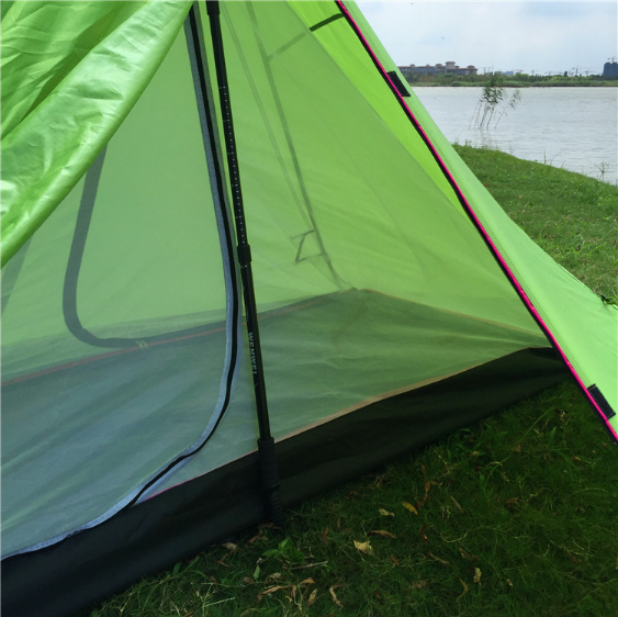 Poleless Portable Camping Gold-shaped Tent