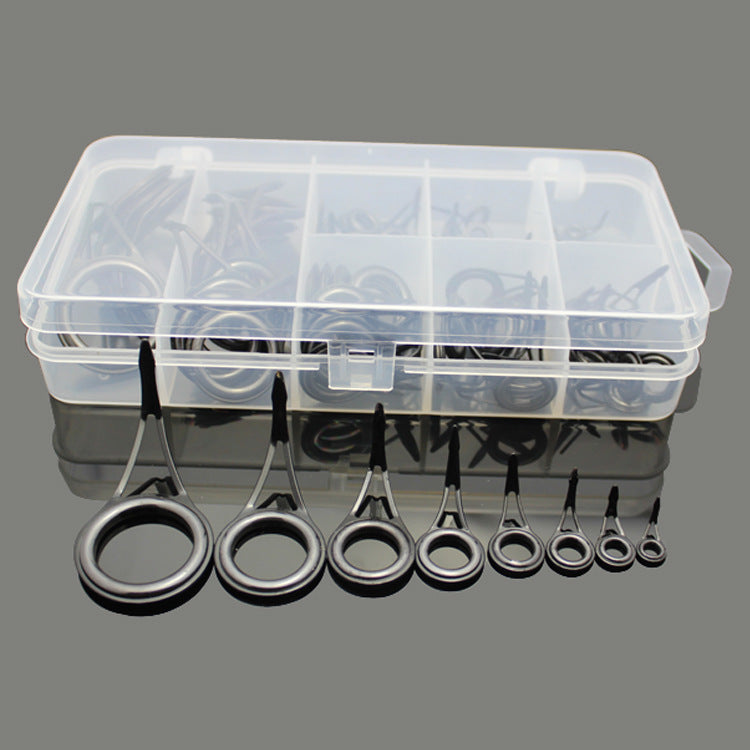 box and ceramic heightening carbon steel guide wire loop rod eye set sub parts for cross-border