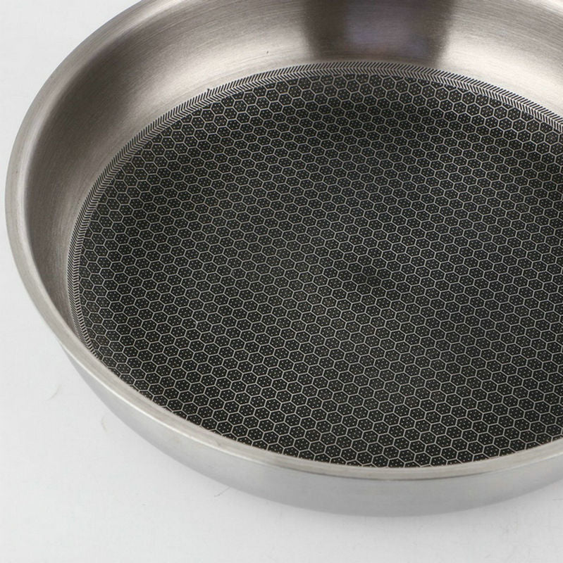 Stainless steel pan frying pan