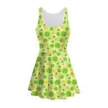 Charger l&#39;image dans la galerie, Oversized Women&#39;s St. Patrick&#39;s Day Printed A-line Dress