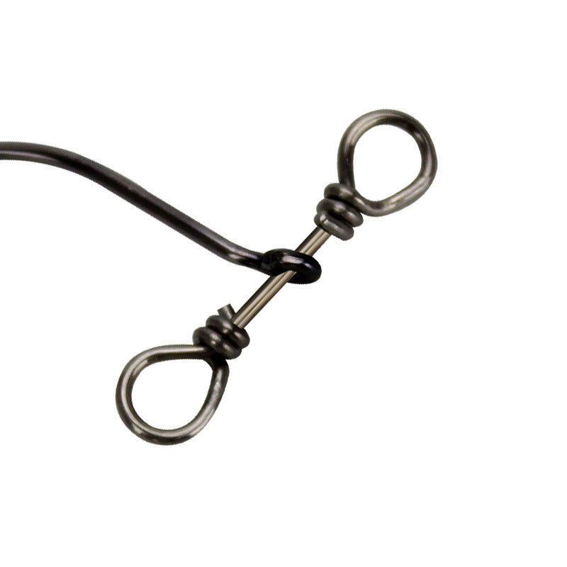 Balance Single Black Nickel Crank Hook With Double Holes