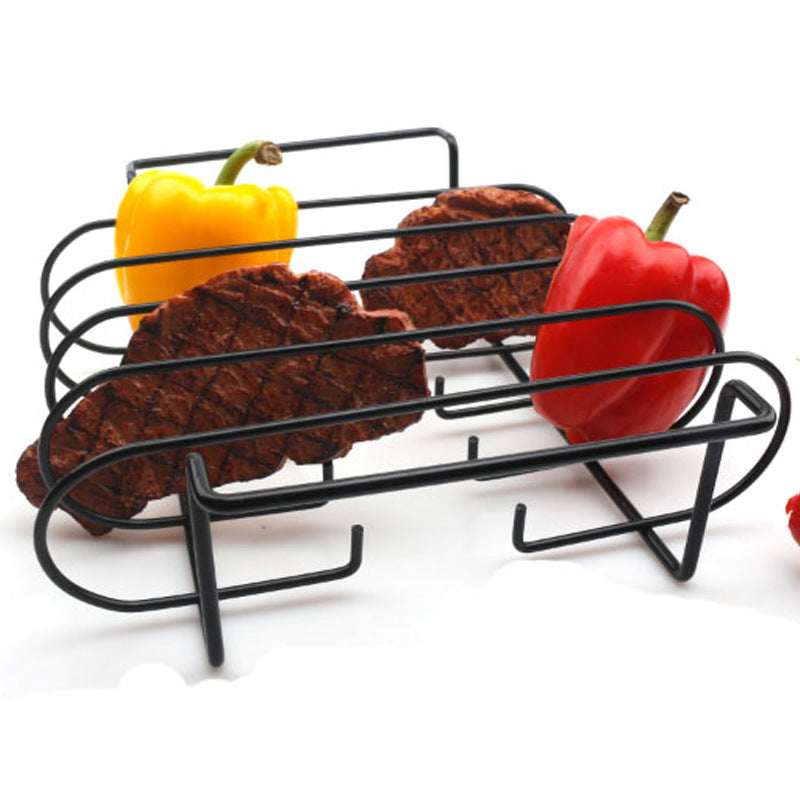 Portable Lamb Chop Grid Rack Courtyard Non-stick Grill