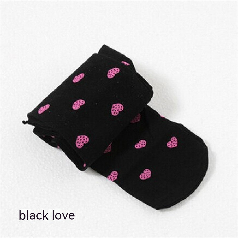 Children's Fashion Love Dot Pantyhose