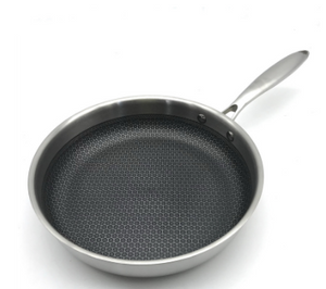 Stainless steel pan frying pan