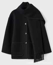 画像をギャラリービューアに読み込む, Women&#39;s Scarf Tassel Fashion Woolen Coat