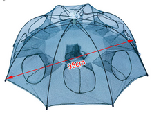 画像をギャラリービューアに読み込む, Strengthened 4-20 Holes Automatic Fishing Net Shrimp Cage Nylon Foldable Fish Trap Cast Net Cast Fold Crab Trap Fishing Network