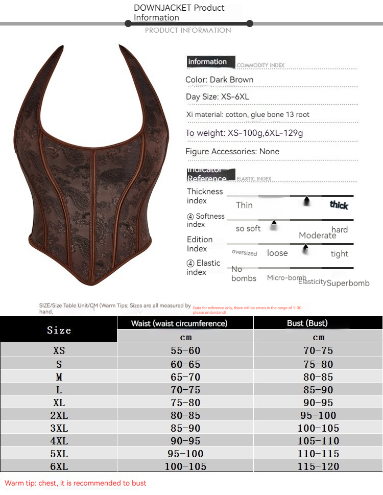 Women's Dark Brown Tube Top